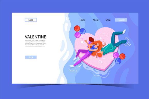 A Timeless Valentine's Day Couple Illustration for Your Projects