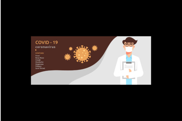 Covid19 Coronavirus Symptoms Illustration for Visual Storytelling