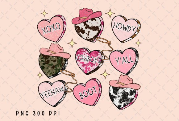Cowhide Heart Valentines Day Western PNG: Rustic Charm Meets Romance