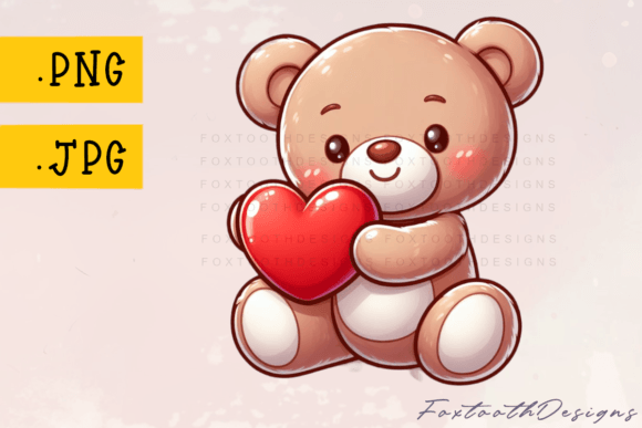 Cute Teddy Bear Holding a Heart: A Designer's Honest Review