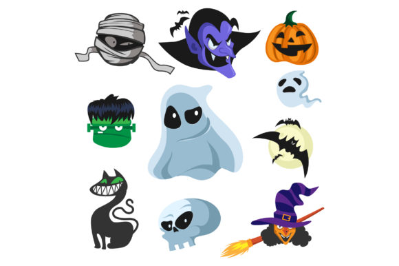 Halloween Illustration - Scary Character: A Designer's Asset