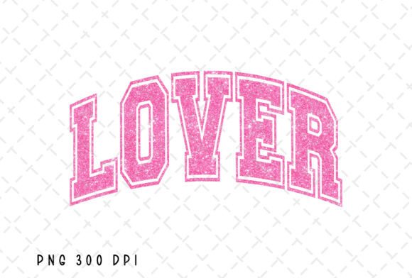 Pink Lover Glitter Valentine's Day PNG: Your Sparkling Design Secret Weapon