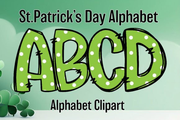 St. Patrick's Day Alphabet a-Z Letters5: Your Go-To for Festive Branding