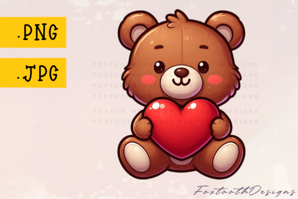 The Cozy Appeal of a Dark Brown Teddy Bear Holding a Heart