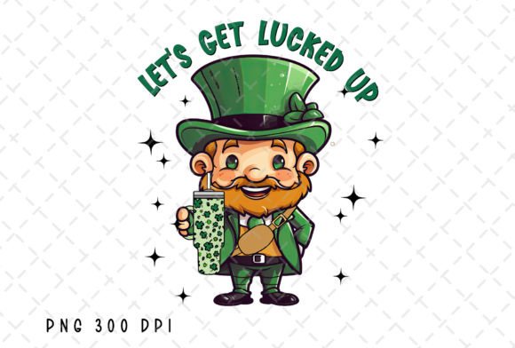 The Leprechaun Boujee Stanley Belt Bag PNG for Designers