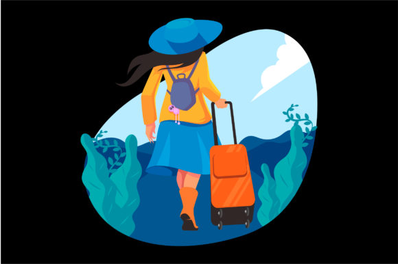 Timeless Travel Vibes: A Designer's Look at This Illustration