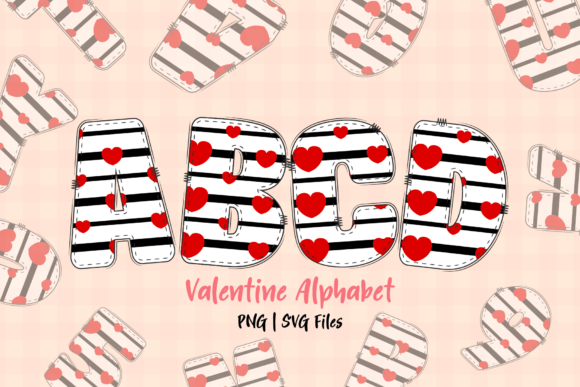 Valentine Alphabet Doodle Font: A Playful Asset for Modern Creatives