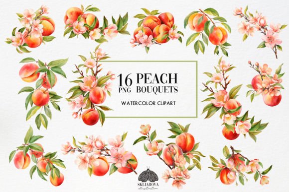 Watercolor Peach Bouquets: A Designer's Guide to This Artistic Collection